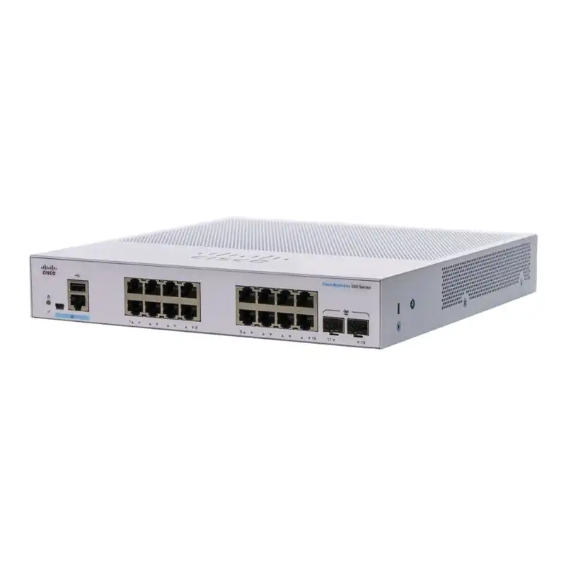 Cisco Business 350 Series CBS350-16T-E-2G - Commutateur - C3 - Géré - 16 x 10 - 100 - 1000 + 2 x... (CBS350-16T-E-2G-EU)_1